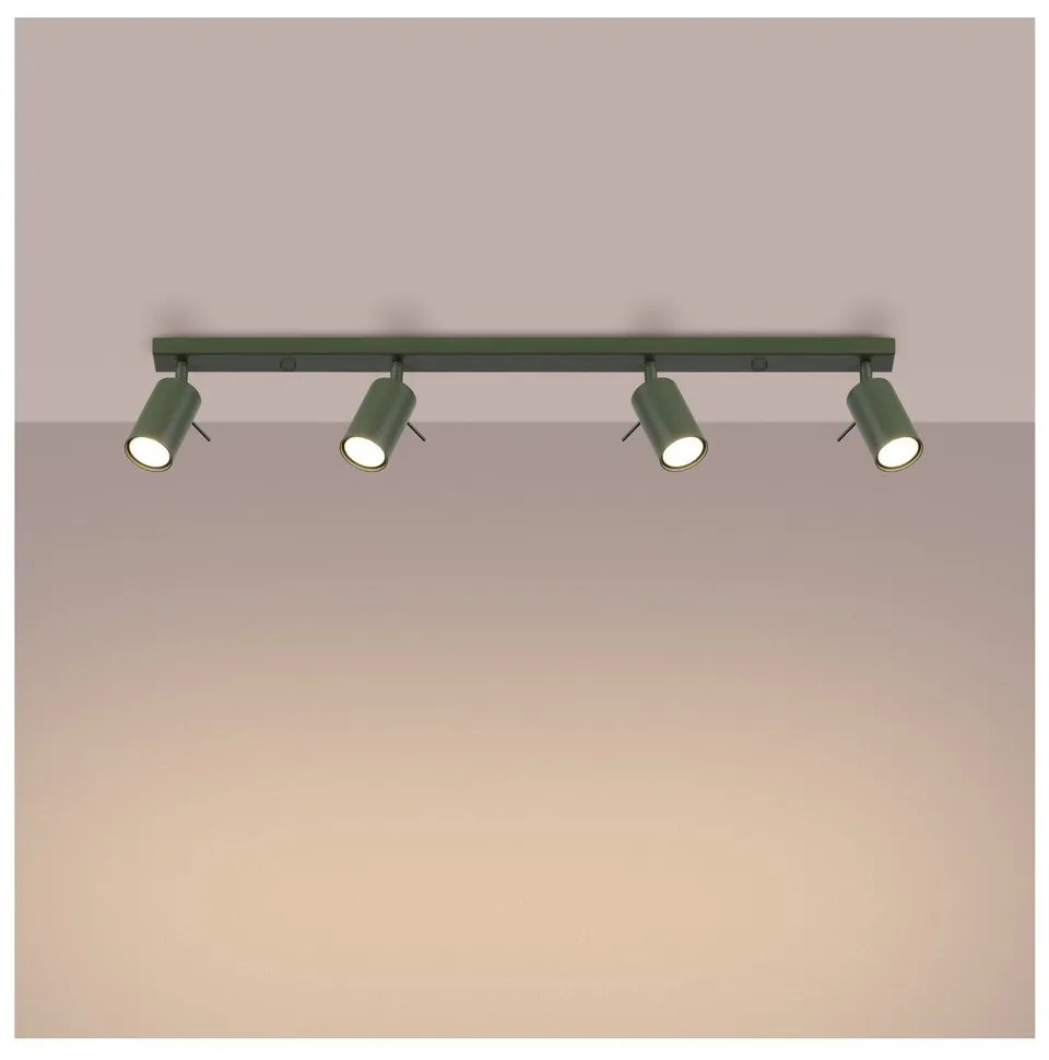 Zelené bodové svietidlo 6x81 cm Etna – Sollux