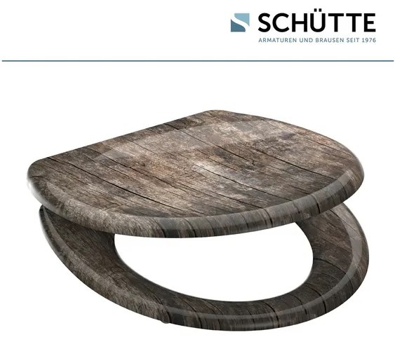 Schütte WC sedadlo z duroplastu (vzhľad dreva)  (100335933)
