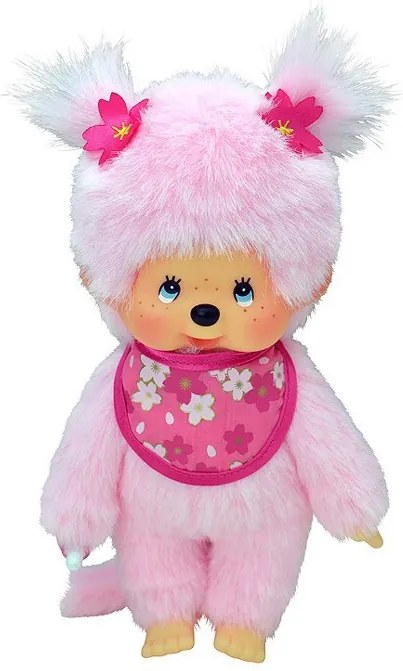 Monchhichi Mončiči dievča ružové Sakura 20 cm