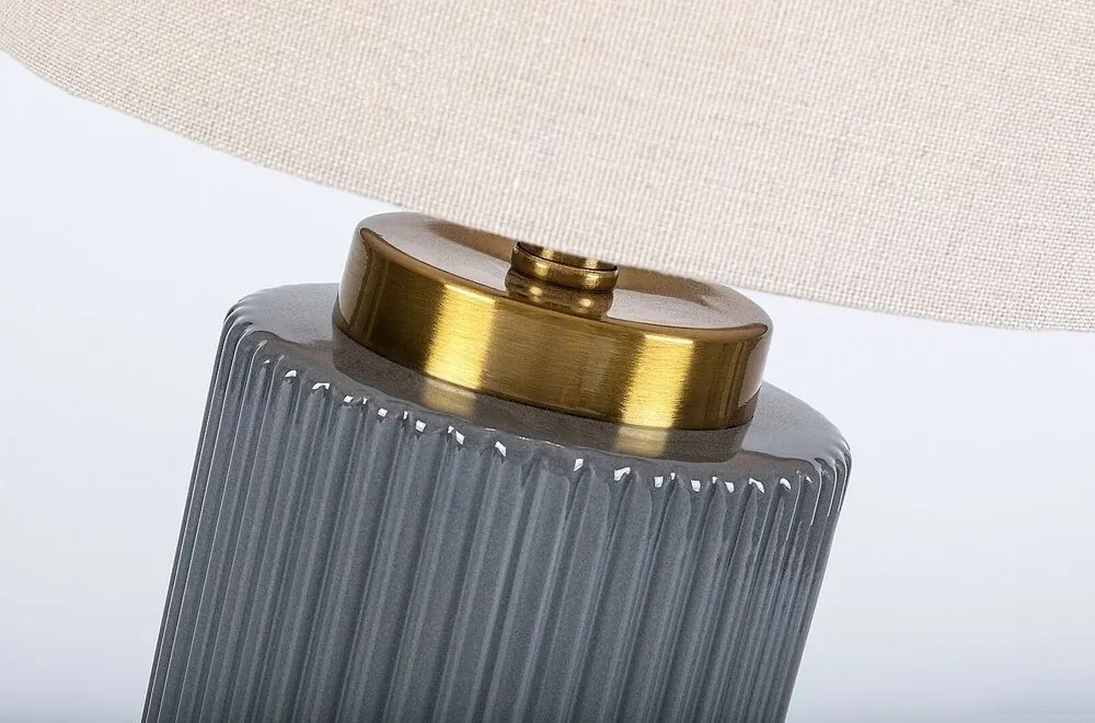 Rabalux 74045 stolná lampa Glovy, sivá
