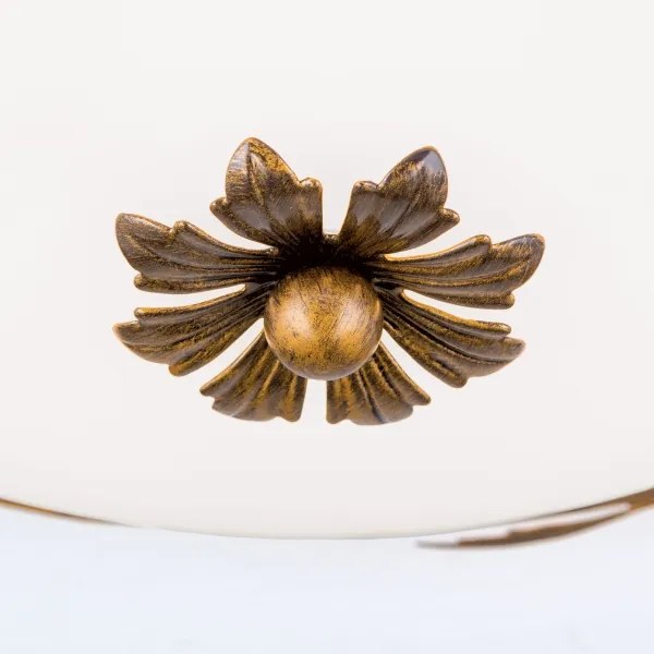 Orion DL 7-509/50 - Stropné svietidlo FLEUR 3xE27/60W/230V pr. 50 cm bronz