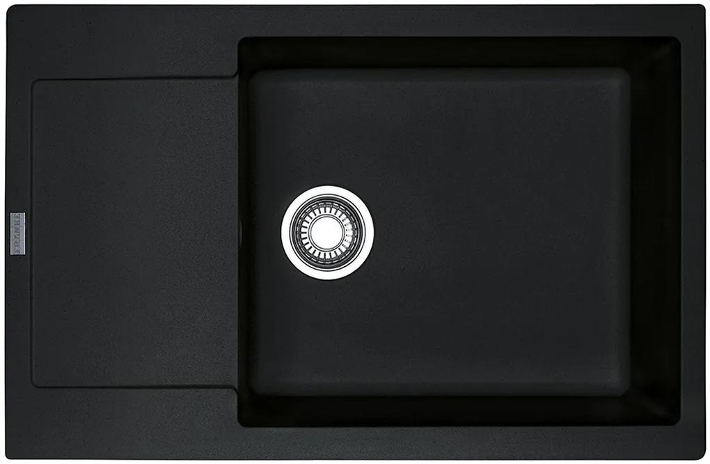 Franke Maris MRG 611-78 BB, 780 x 500 mm, fragranitový drez, onyx 114.0363.187