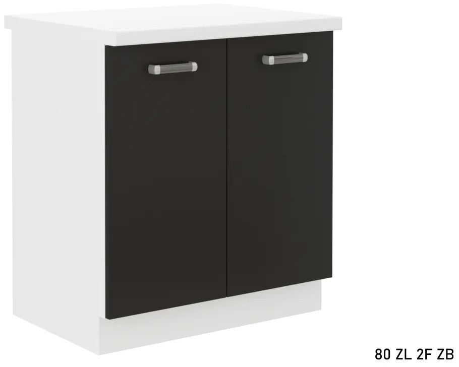 Kuchynská zostava rohová EPSILON 170x250 + kuchynský drez