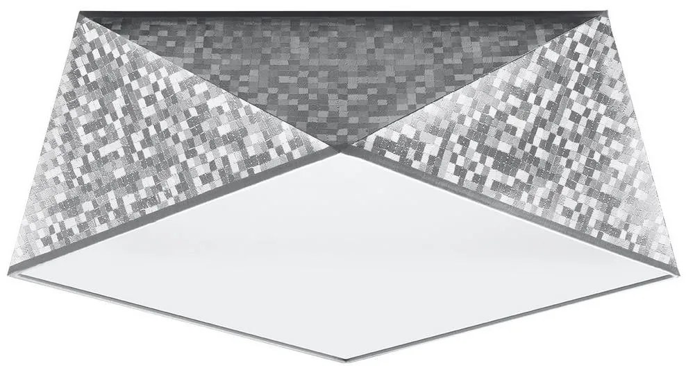 Stropné svietidlo HEXA 2xE27/60W/230V strieborná