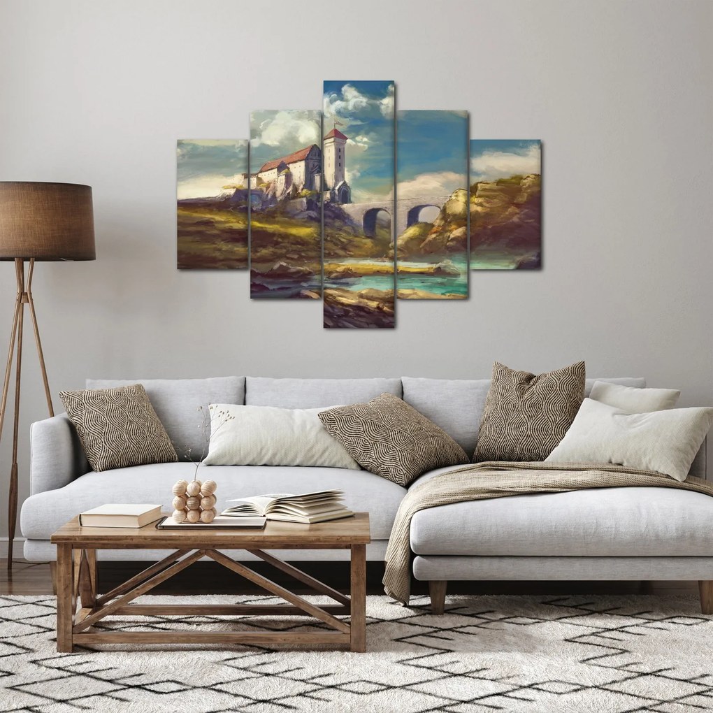 Obraz - Stredoveký hrad (150x105 cm)