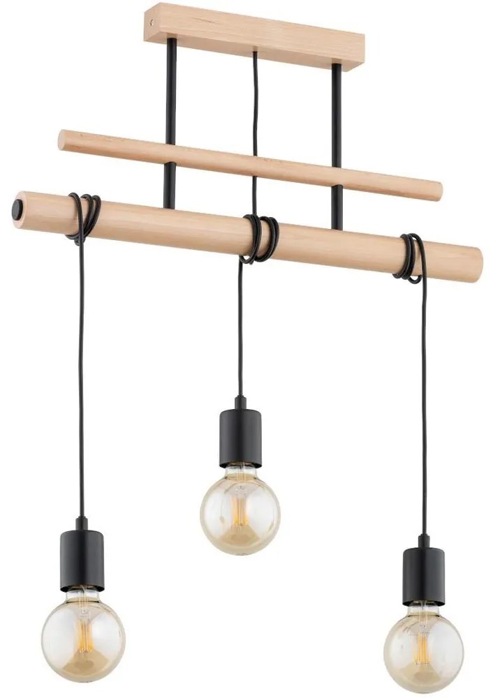 Luster na lanku GENTO 3xE27/60W/230V