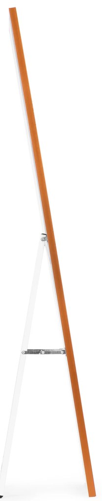 Veľké stojace zrkadlo 148 cm s hliníkovým rámom, rozťahovacie, ModernHome