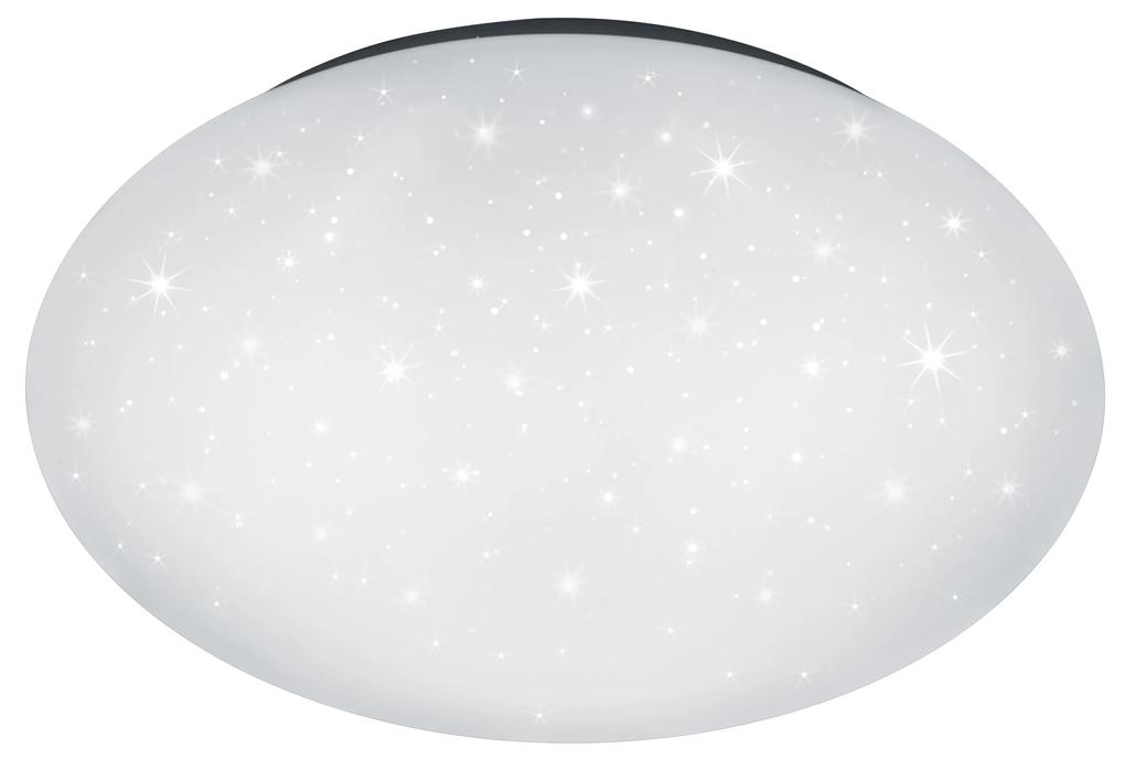 LUKIDA | Okrúhle LED svietidlo bielej farby s trblietkami