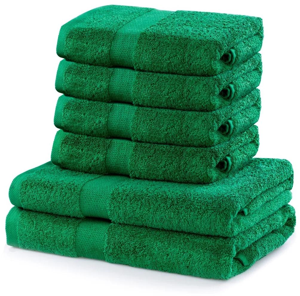 Súprava uterákov DecoKing MARINA zelená