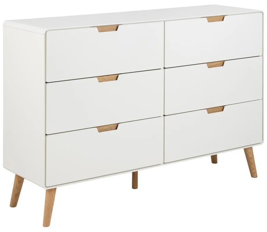 Biela komoda 135x90x40 cm Lowell – Actona