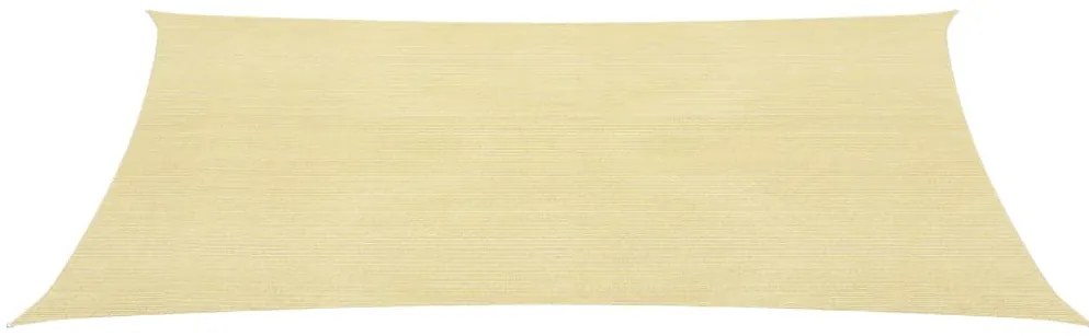 vidaXL Tieniaca plachta 160 g/m², béžová 6x7 m, HDPE