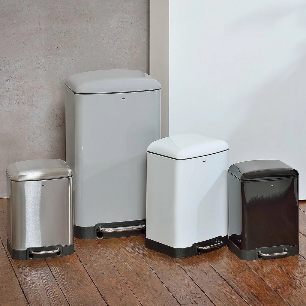 Kela Odpadkový kôš DAVINO 12 l, tmavosivá