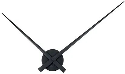 Extra veľké nástenné hodiny Karlsson Little Big Time KA450050 – Čierne (90 cm)