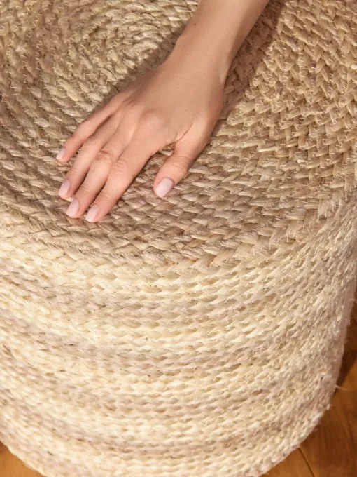 Taburetka Hanse Home Looma naturálna / zlatá