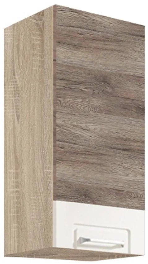 Skrinka do kuchyne Econo 30G Sonoma/Biely/San Remo