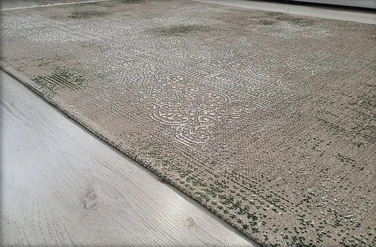 HU Béžovo-zelený orientálny koberec Banco 1030-GREEN Rozmer: 155x230 cm