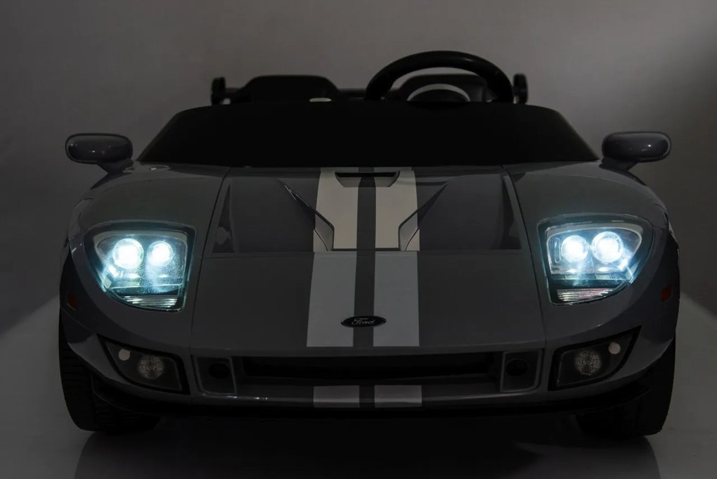 Elektrické autíčko pre deti Ford GT sivé
