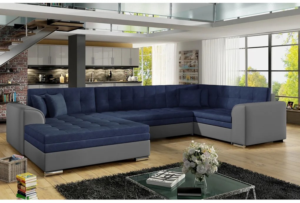 Rozkladacia sedačka do U DARINA, 340x73x190, sawana 21/soft 11, pravý roh