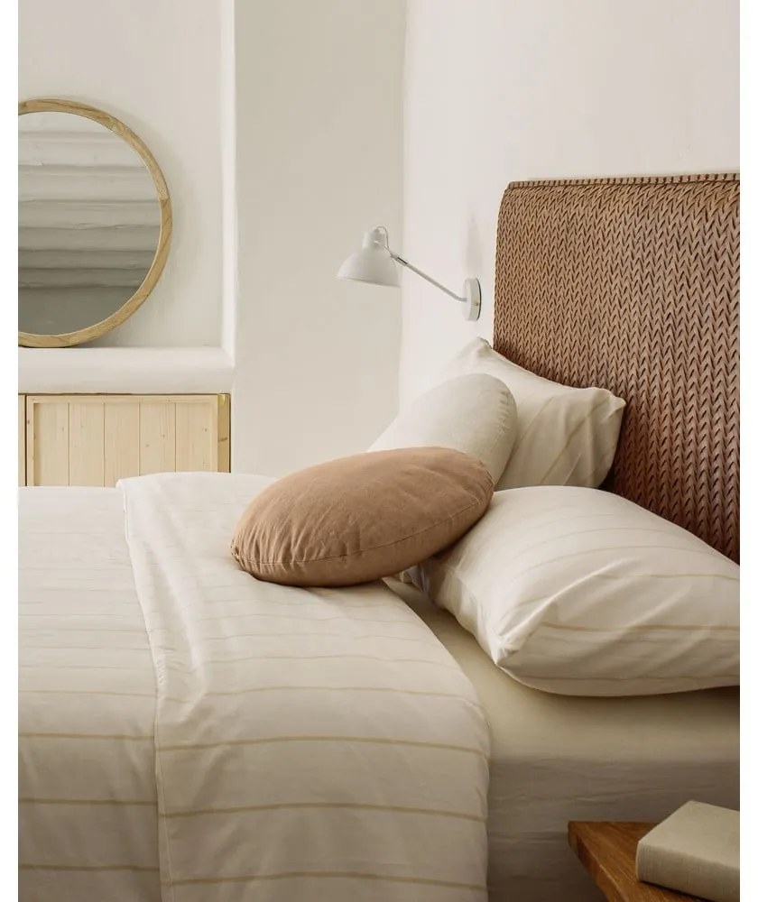 Hnedé kožené čelo postele 163x60 cm Natesa – Kave Home