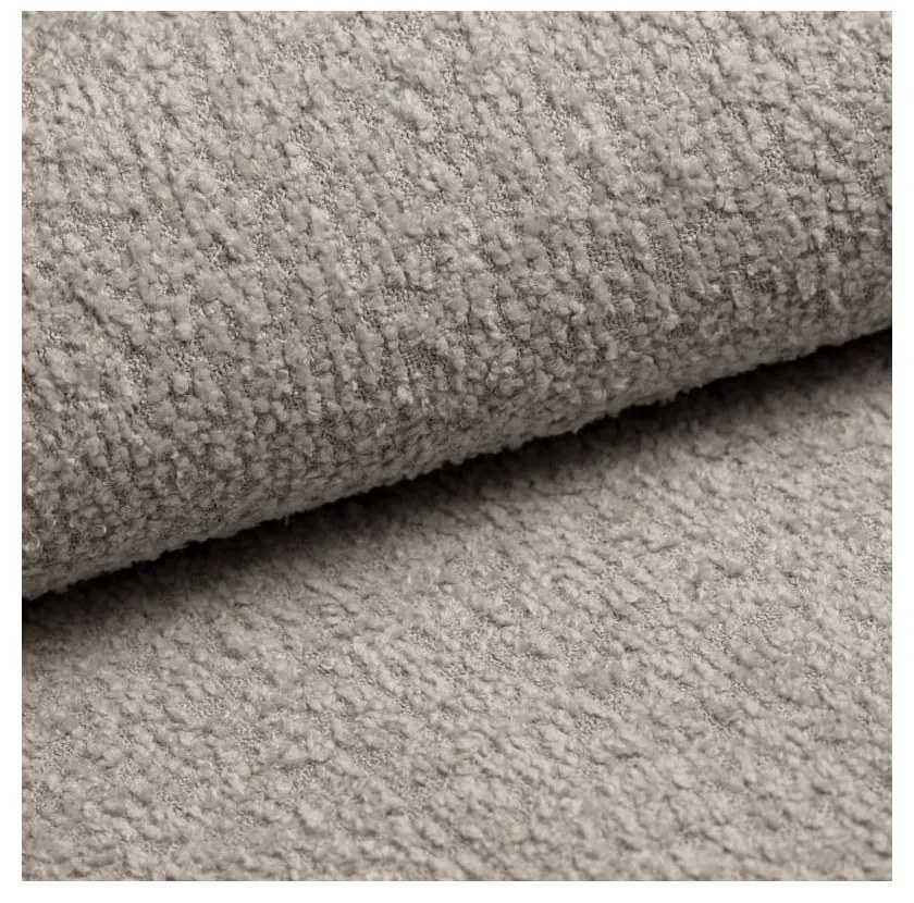 Béžová rohová pohovka z textílie bouclé (ľavý roh/do "U") Ariella – Ropez