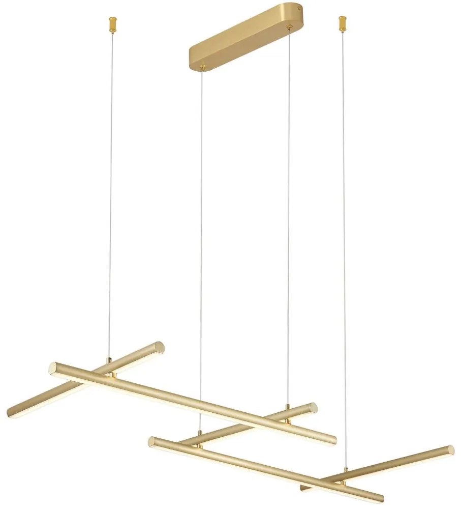 Zambelis 22242 - LED Stmievateľný luster na lanku LED/50W/230V zlatá