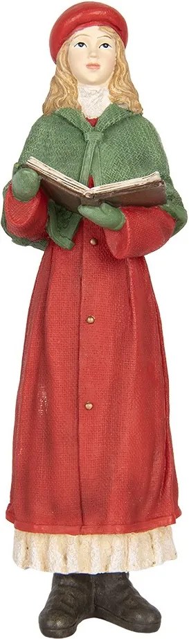 Sada 4ks vianočné dekorácie figúrka vianočný zbor Nativity Choir - 13*12*40 cm