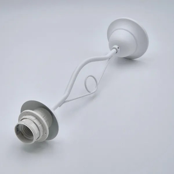 Luster na tyči RETRO II 1xE27/60W/230V biela