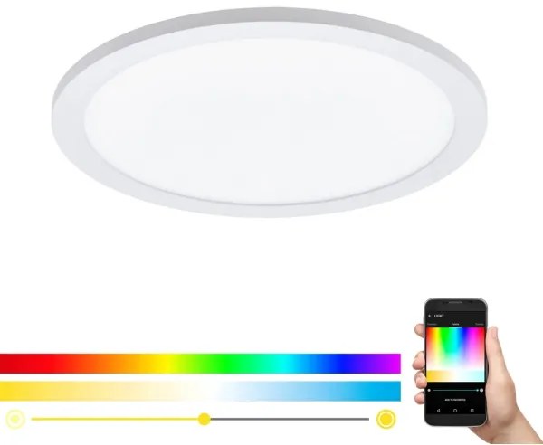 Eglo 97958 - LED RGBW Stropné svietidlo SARSINA-C LED/16W/230V + diaľkové ovládanie