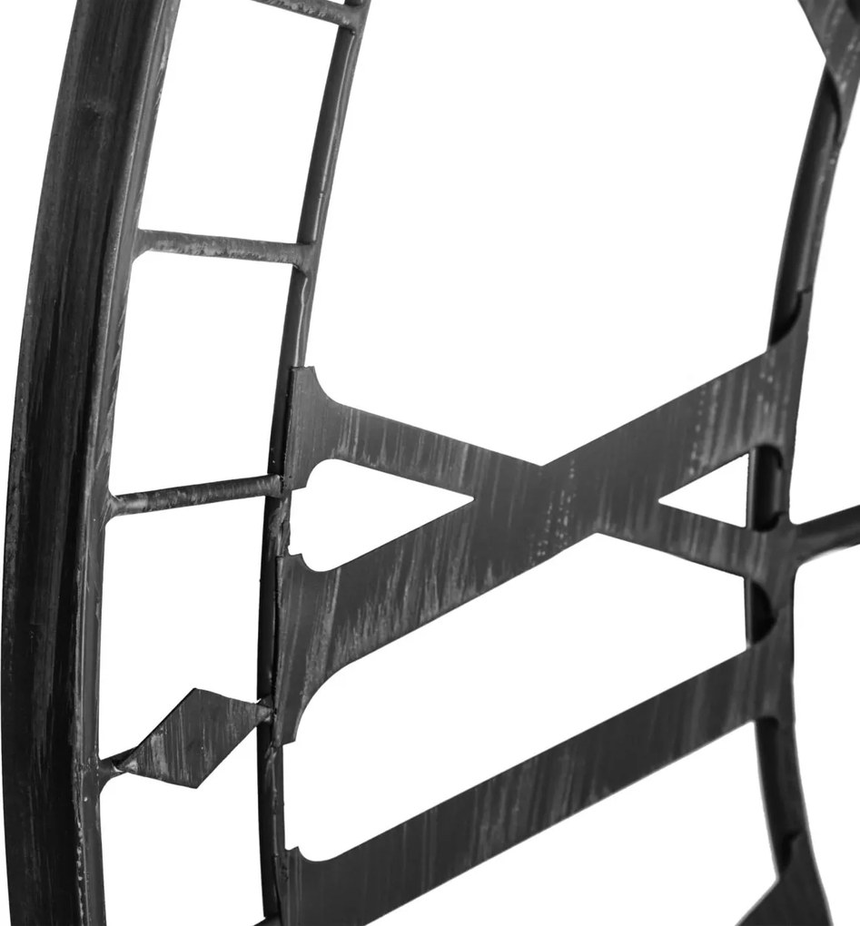 Nástenné hodiny Abram, čierne