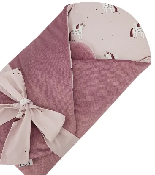 EKO - Zavinovačka bavlnená UNICORN 75x75 cm