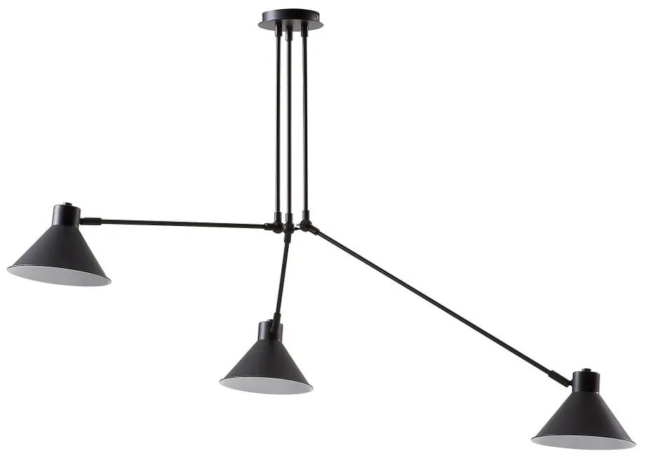 Čierne stropné svietidlo 80x80 cm Dione – Kave Home