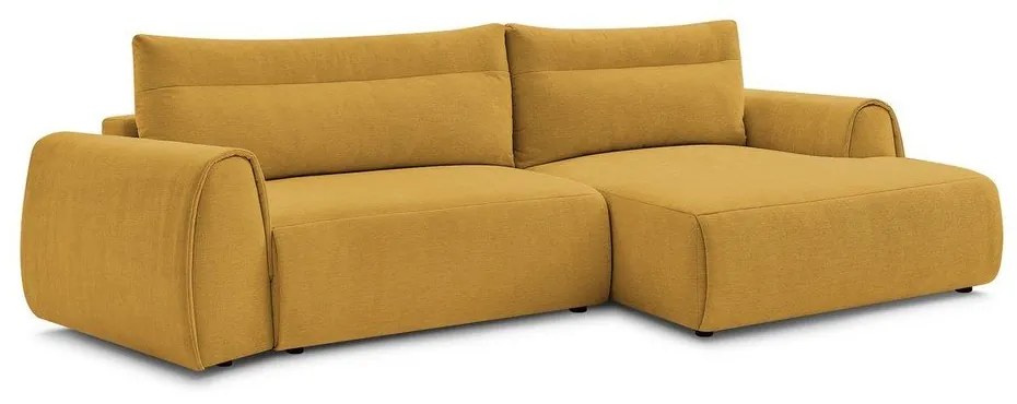 Okrovožltá rohová pohovka Aden – Bobochic Paris
