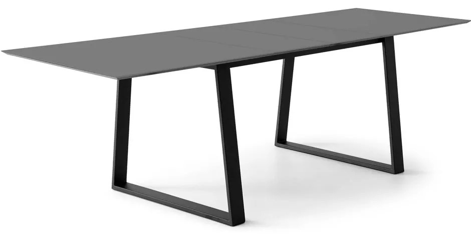 Antracitový rozkladací jedálenský stôl 100x210 cm Meza – Hammel Furniture