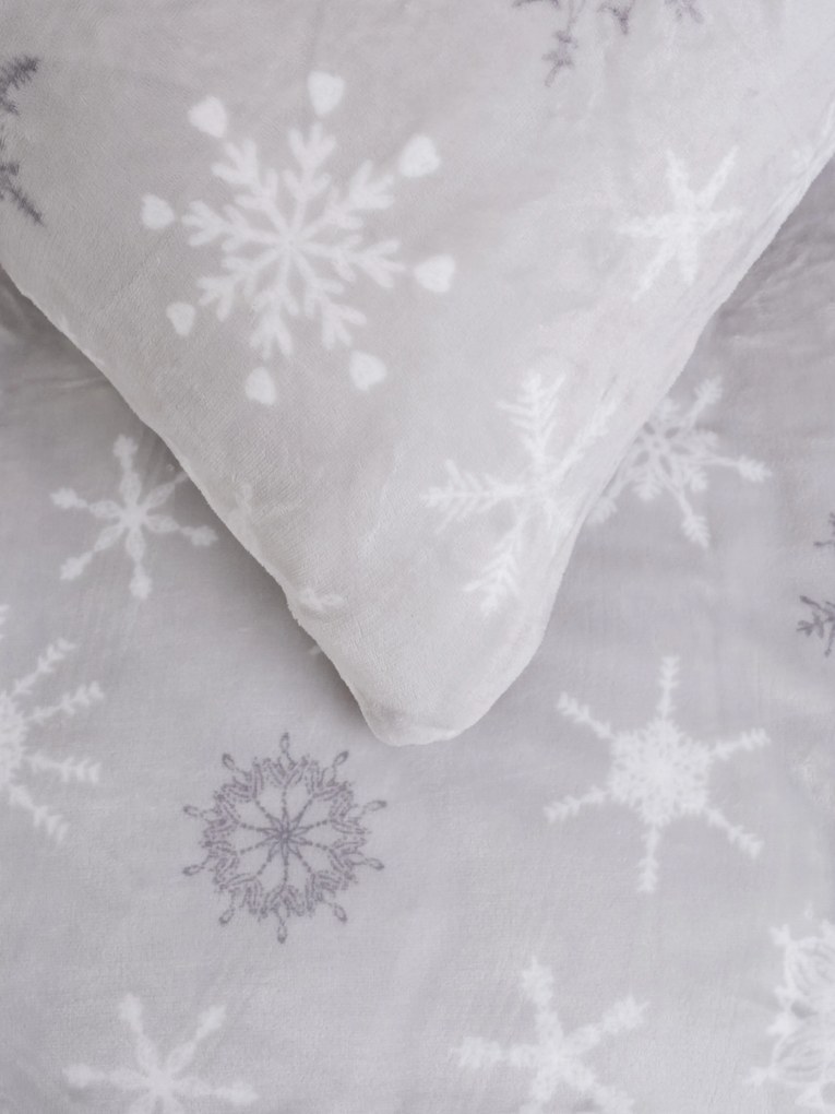 Obliečka na vankúš mikroplyš Exclusive 50 × 70 cm - Frozen sivá