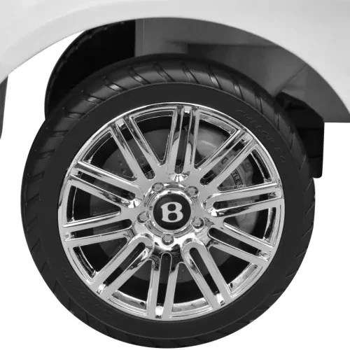Biele šliapacie autíčko Bentley-