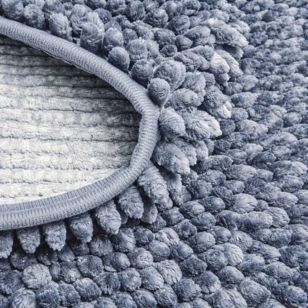Multi-decor, Kúpeľňová predložka Chenille Velvet sv. šedá, 40x60, šedá, kúpeľňa