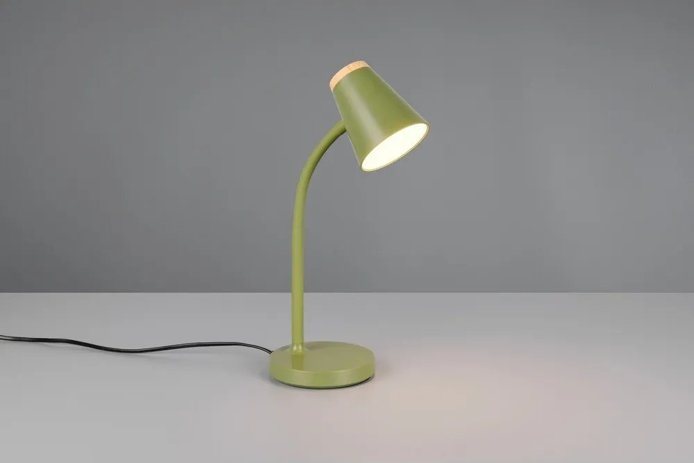 Zelená detská lampička Pongo – Reality