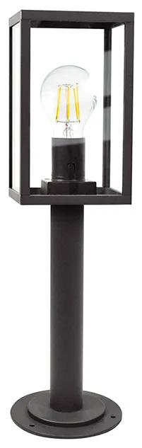 PLX Vonkajšia stojacia lampa HALIFAX 1xE27, 60W, 48cm, čierna