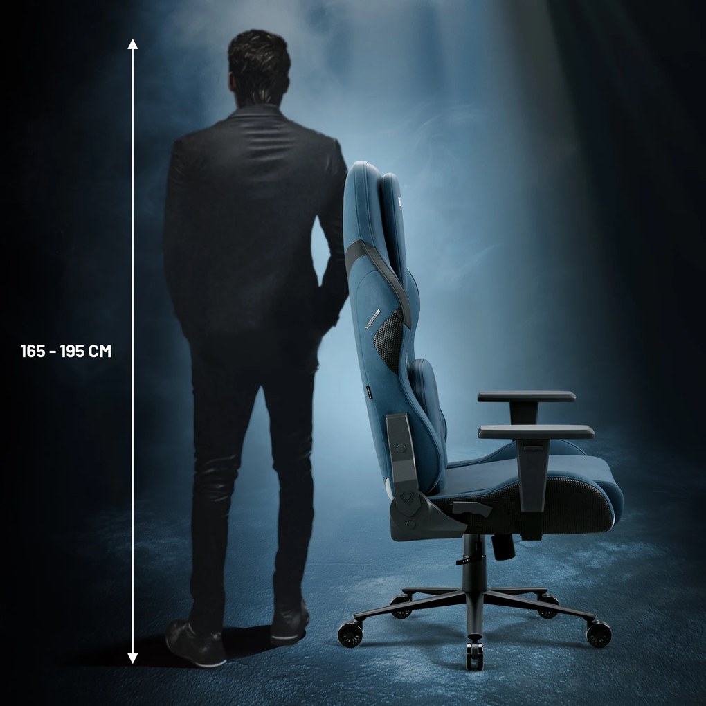 Herné kreslo Normal Size, modrý-čierny: Diablo X-One Prime Meta Ocean