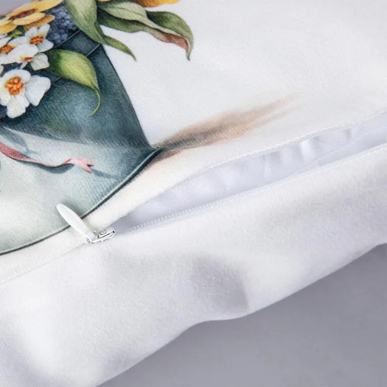 Vankúšik proti prievanu KVETY V KVETINÁČI 20 x 90 cm