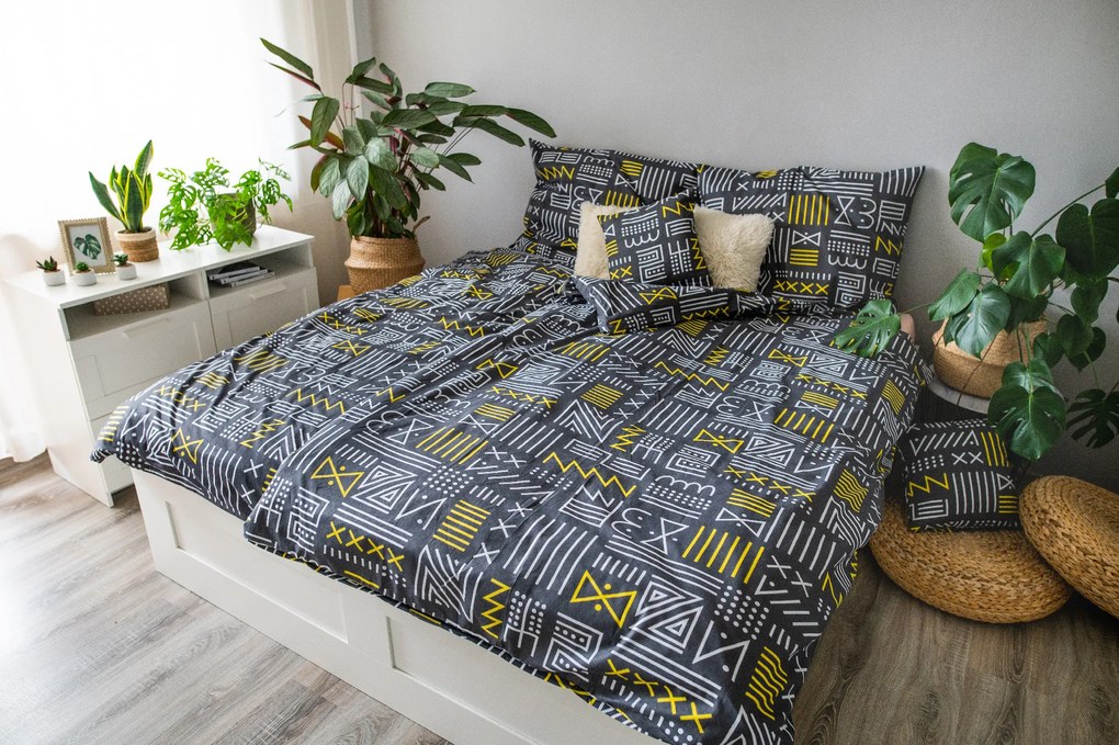myHOUSE RUNY bavlnené obliečky DeLuxe 140x200cm 3 Set Balenie