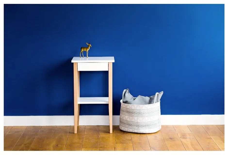 Biely odkladací stolík Ragaba Entlik