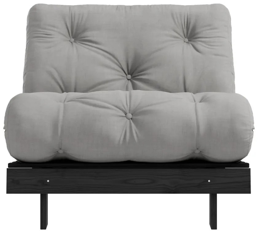 Sivé kreslo Roots Black Night – Karup Design