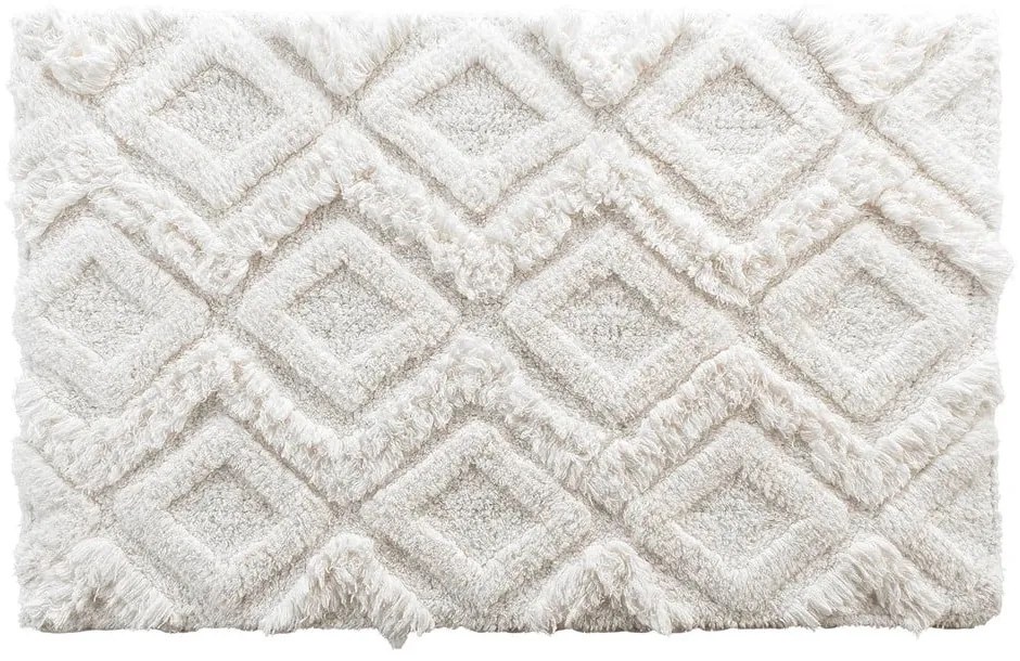 Biela kúpeľňová predložka 50x80 cm Ikatis – douceur d'intérieur