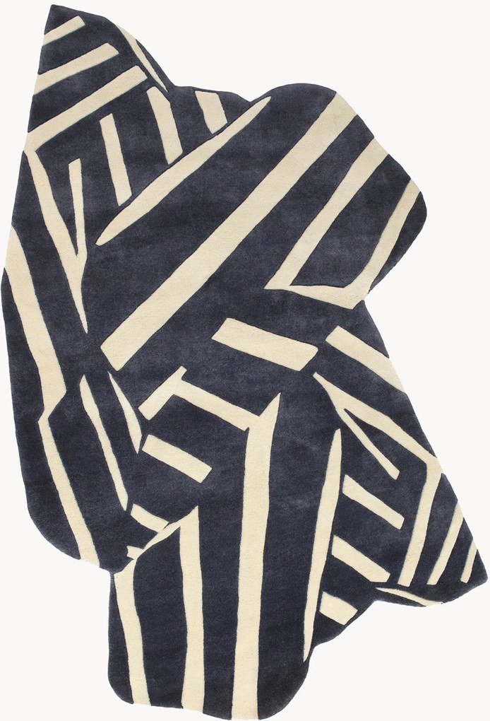 Ručne viazaný vlnený koberec Into the Fold