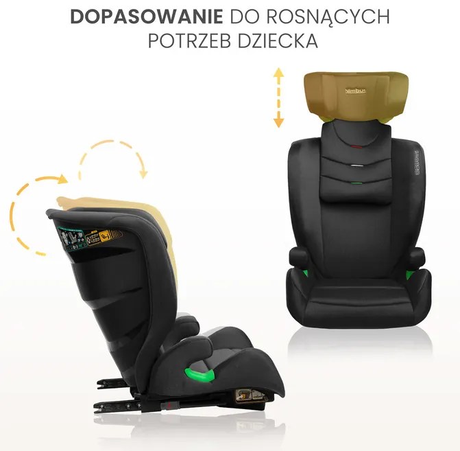 CARETERO autosedačka NIMBUS I-SIZE CAMEL (100-150 cm)