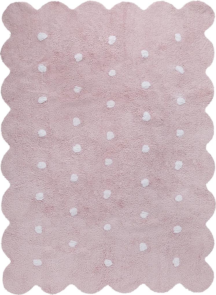 Lorena Canals koberce Ručně tkaný kusový koberec Biscuit Pink - 120x160 cm