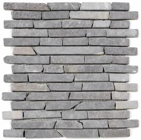 Mramorová mozaika Garth – sivá obklad 1 m2