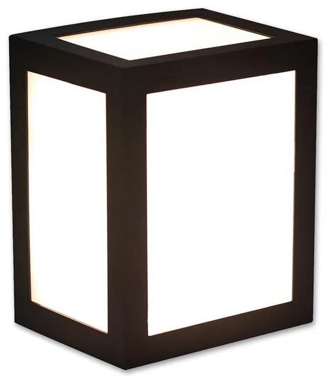 TOP LIGHT Svetlo nástenné-stropné Burgos, Biela-Čierna