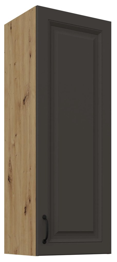 Horná kuchynská skrinka Sheila 40 G 108 1F (korpus: dub artisan + front: grafit). Vlastná spoľahlivá doprava až k Vám domov. 1134904
